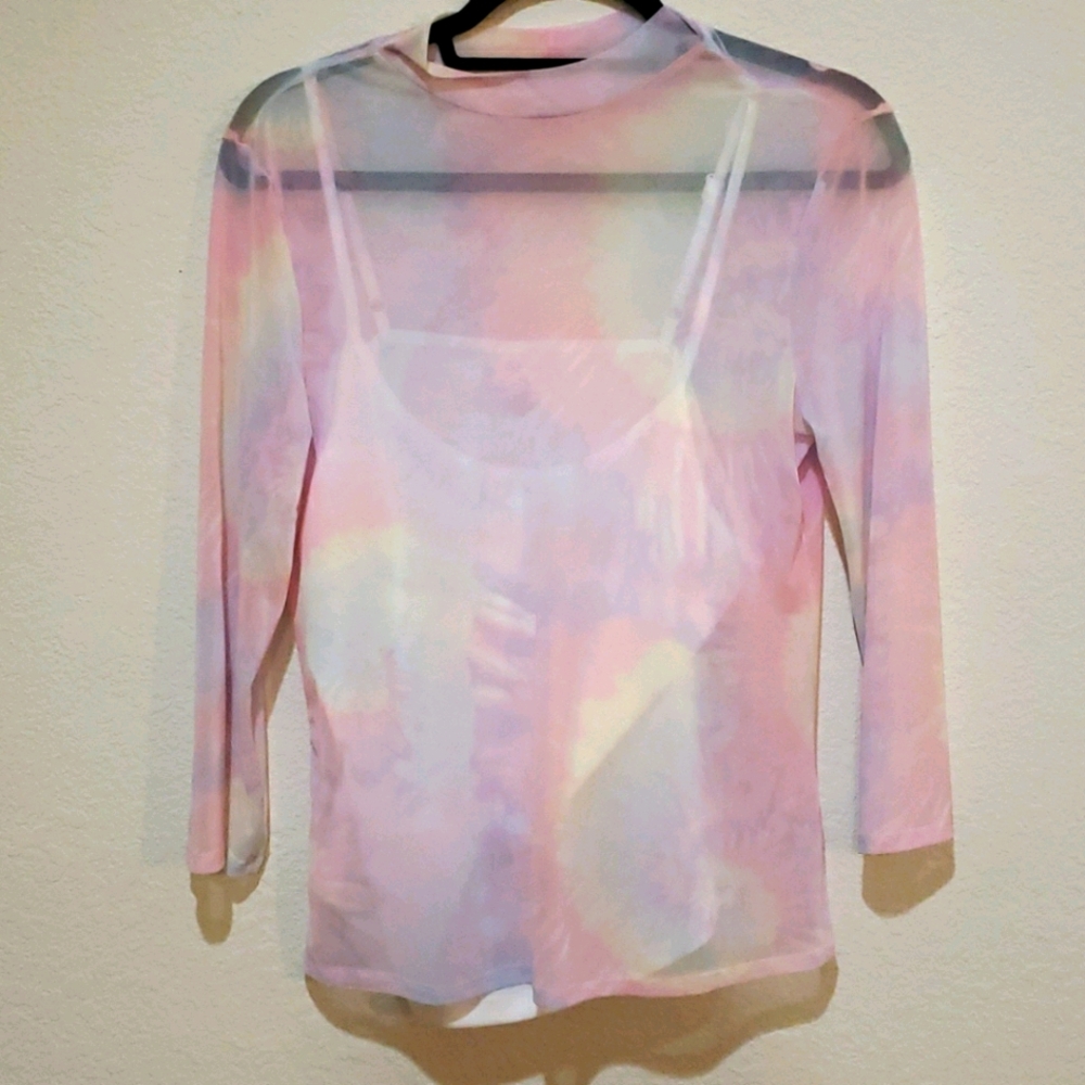 Shear shirt longer sleeve